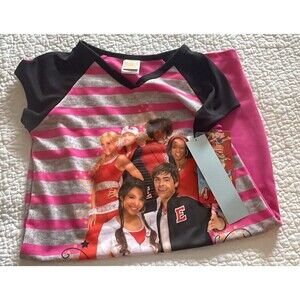 HIGH SCHOOL MUSICAL 2 Girls Nightgown Dress Sleepwear Disney Size L 10/12